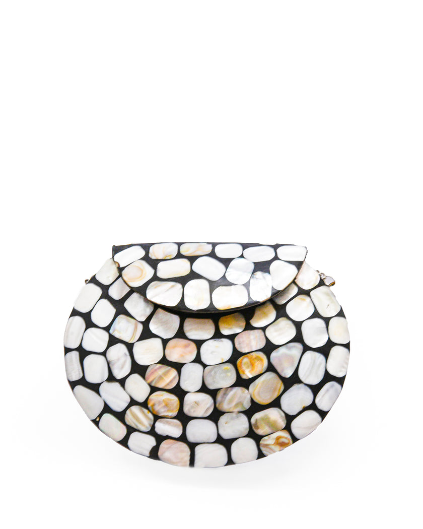 Minaudière Joya Noor- Nácar Dorado