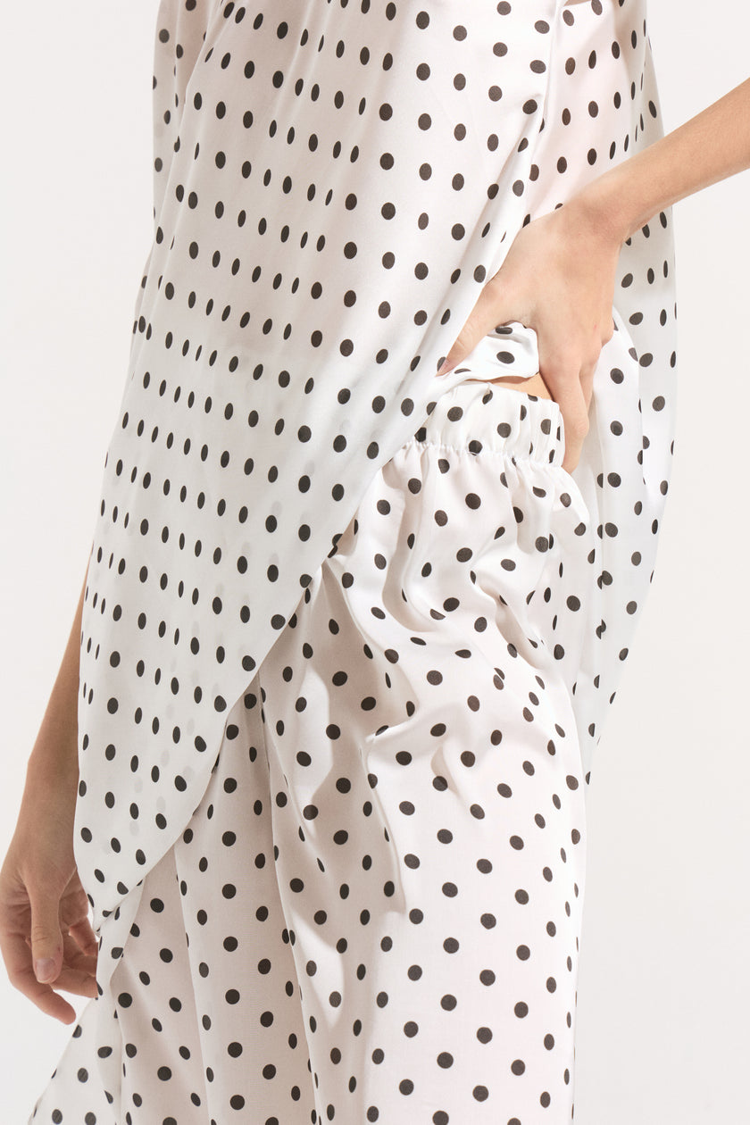Conjunto Seda Polka Dots