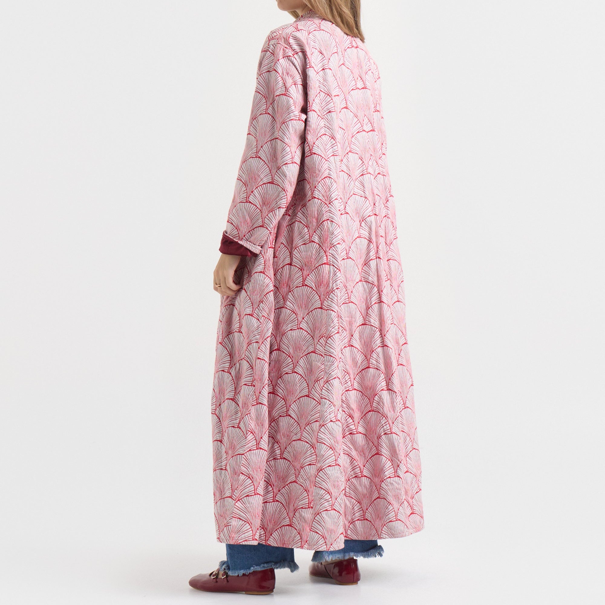 Kimono Exclusivo de Algodón con Interior Aterciopelado – India