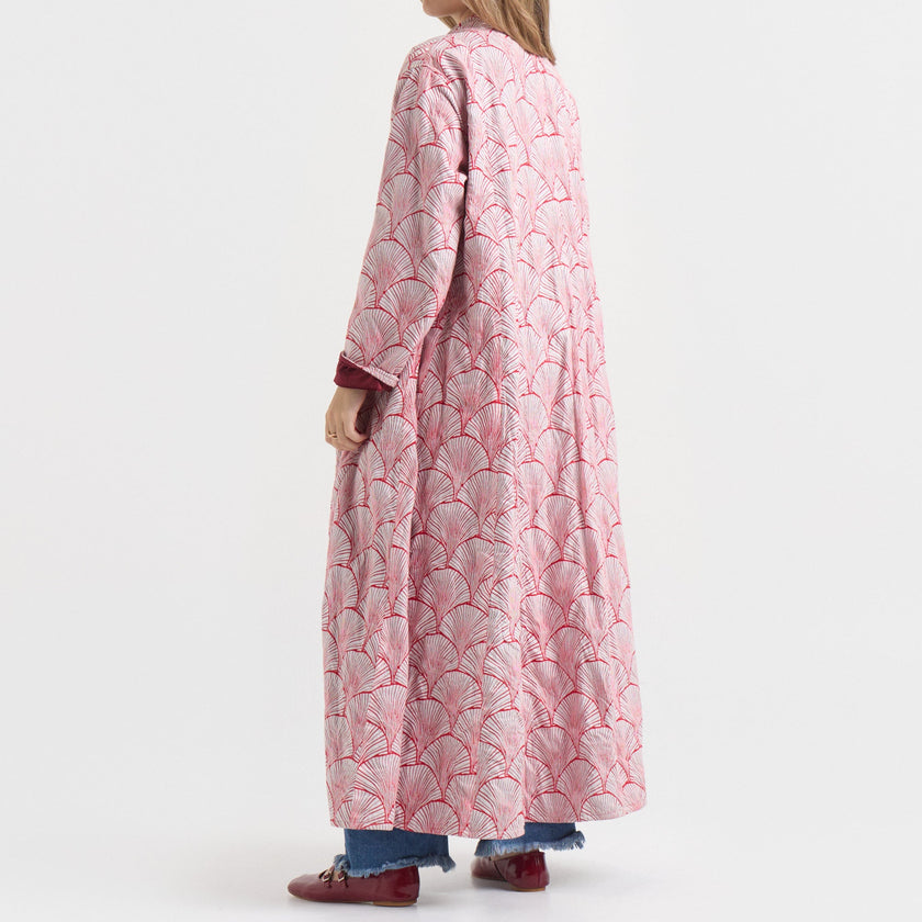 Kimono Exclusivo de Algodón con Interior Aterciopelado – India