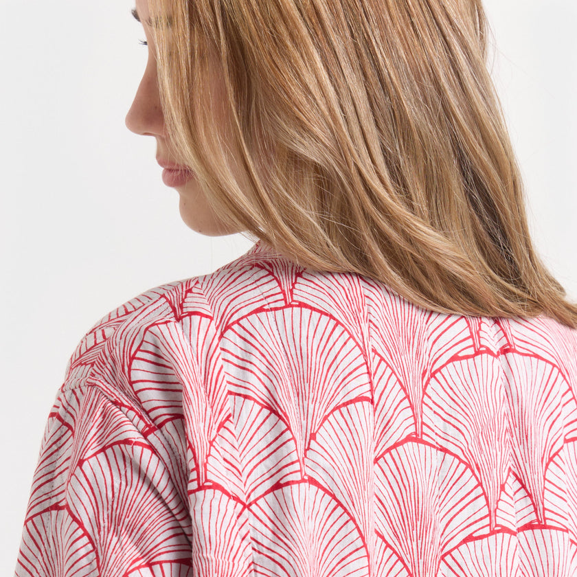 Kimono Exclusivo de Algodón con Interior Aterciopelado – India