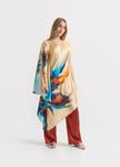 Túnica de Seda Natural Estampada – Marrakech