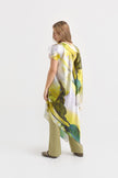 Túnica de Seda Estampada- Rio Amarillo