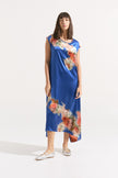 Vestido de Seda “Jardín Cobalto”