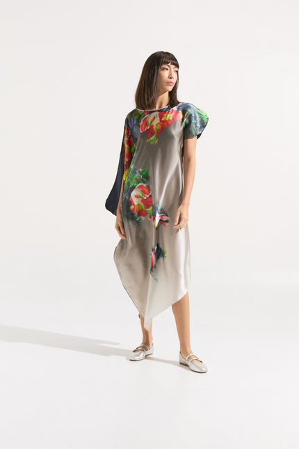 Túnica de Seda “Jardín en Niebla”