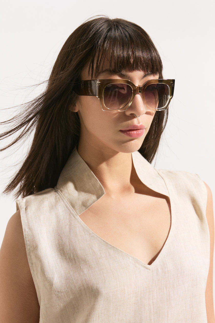 Vestido de Lino “Duna Natural”