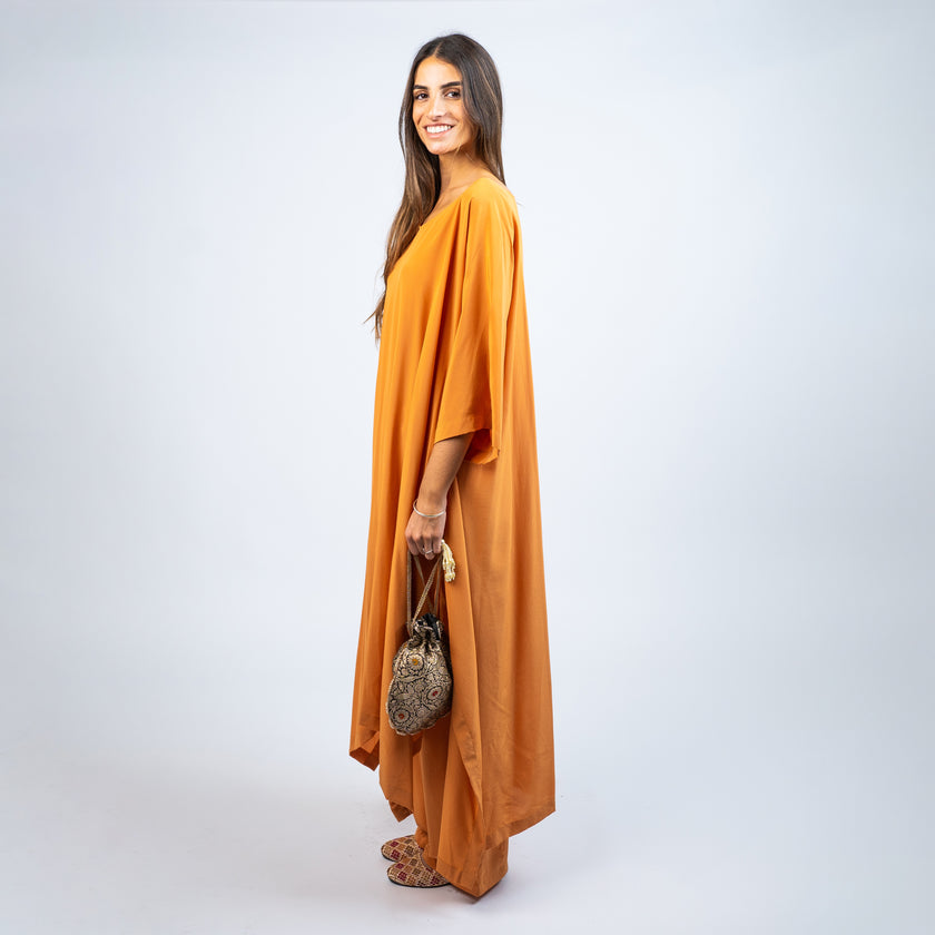 Set Túnica en Seda Natural + Pantalón en Seda