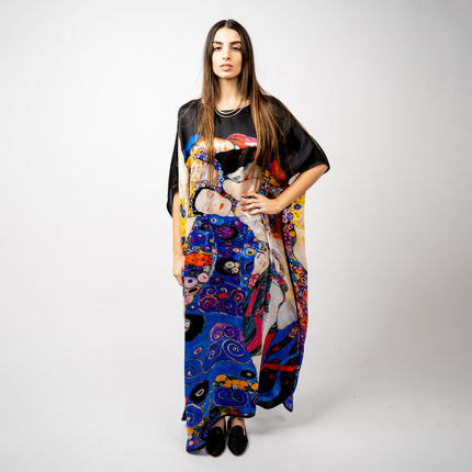 Túnica en Seda Natural Estampada