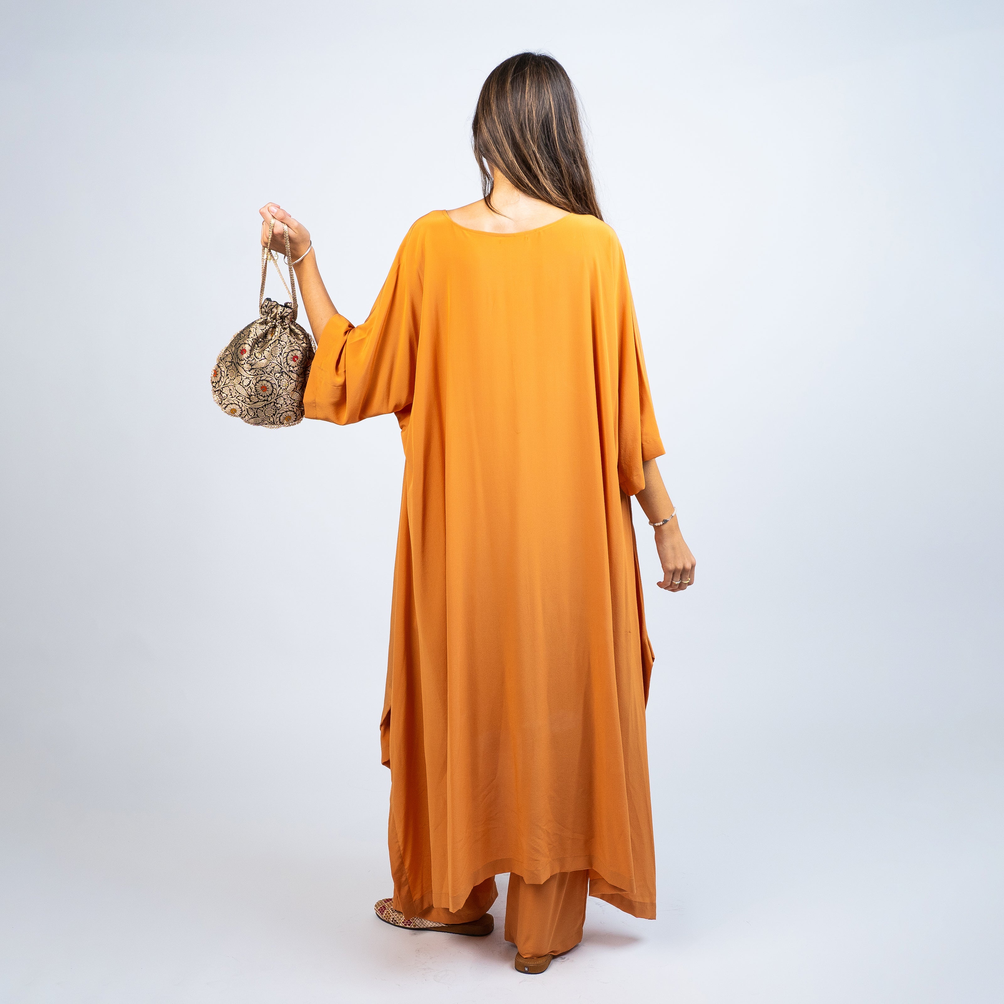 Set Túnica en Seda Natural + Pantalón en Seda