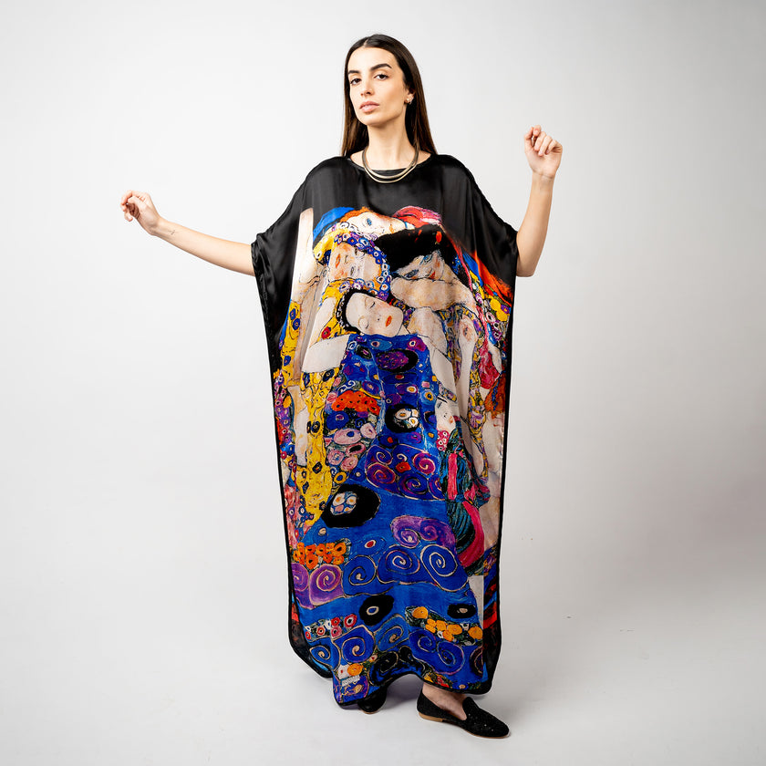 Túnica en Seda Natural Estampada