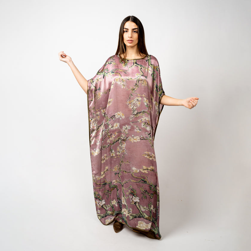 Túnica en Seda Natural Estampada