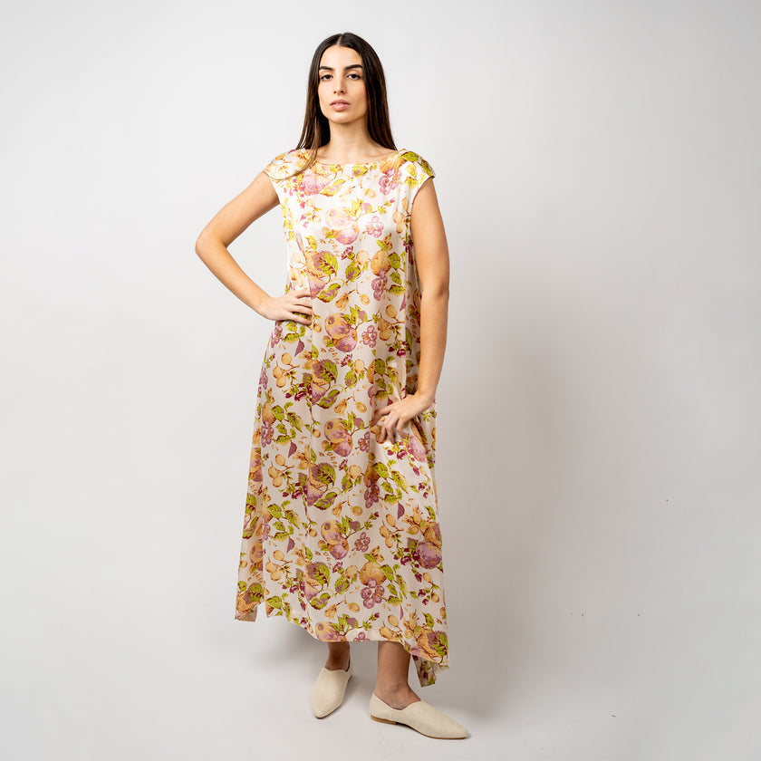 Túnica en Seda Natural Estampada