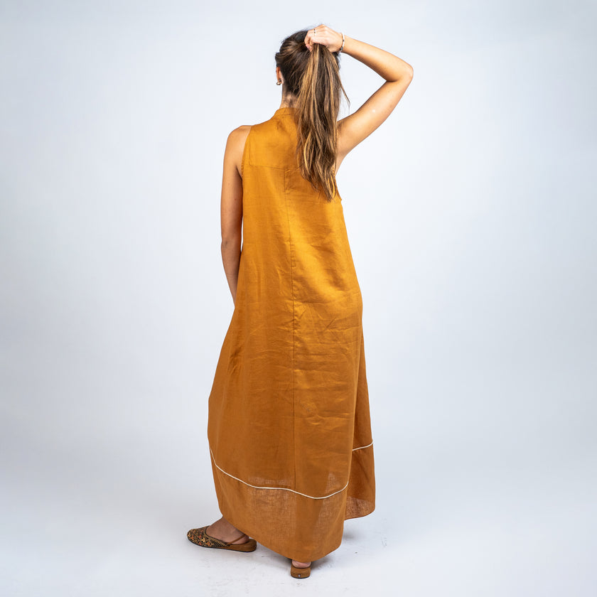 Túnica en Lino y Detalles