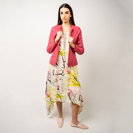 Túnica en Seda Natural Estampada