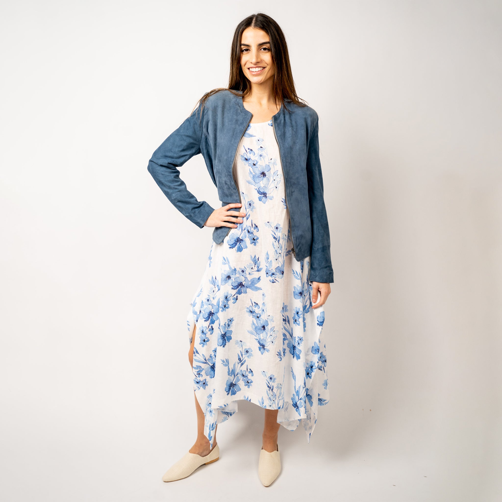 Túnica en Lino Estampado