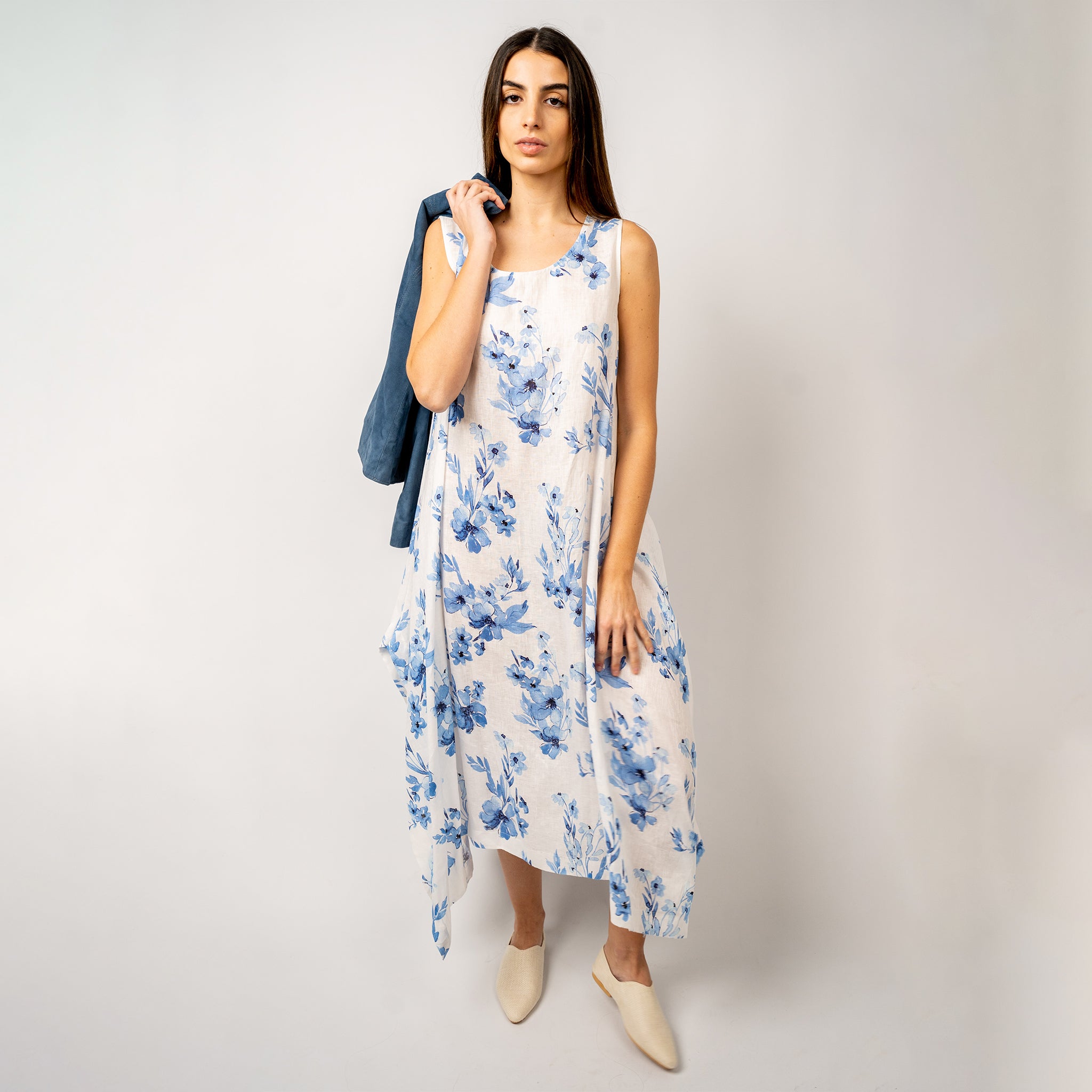 Túnica en Lino Estampado