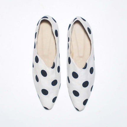 Babus en Lino Estampado - Dálmatas