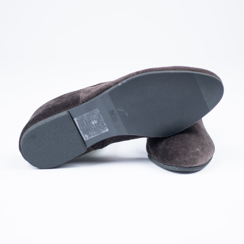 Slippers  en Terciopelo Camel