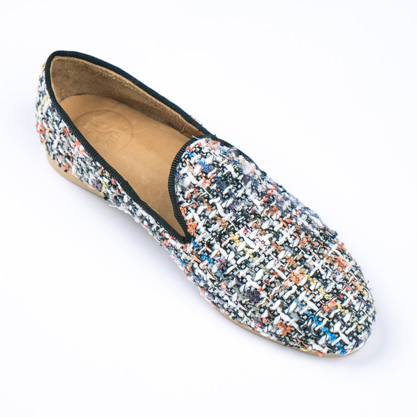 Slippers Tweed de Lana Fantasía