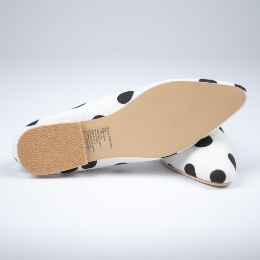 Babus en Lino Estampado - Dálmatas