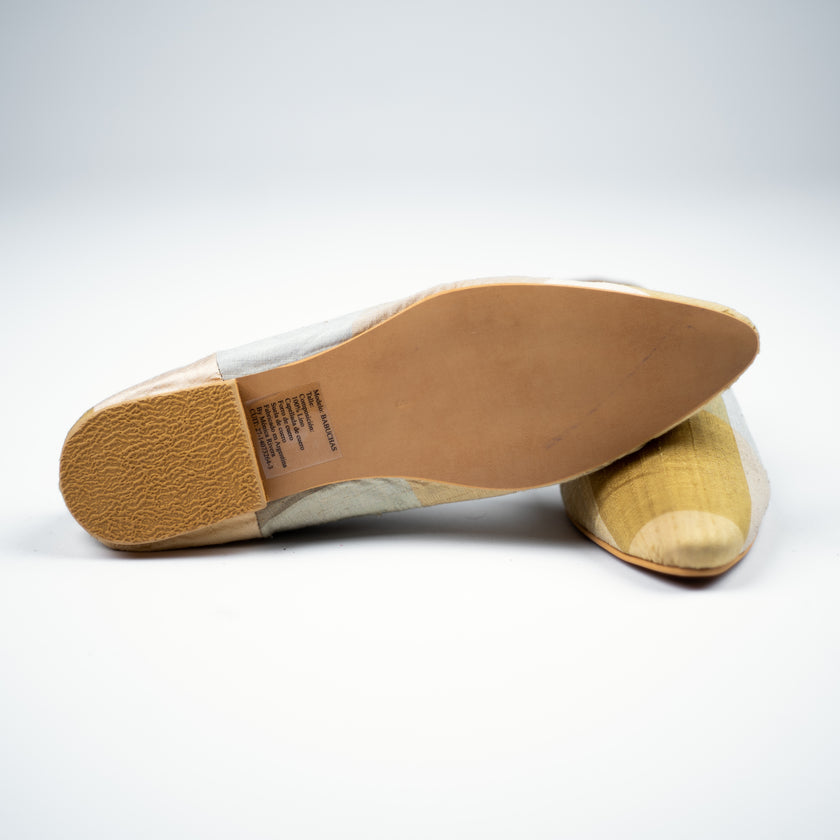 Babus en Shantung de Seda Patchwork - Kalahari