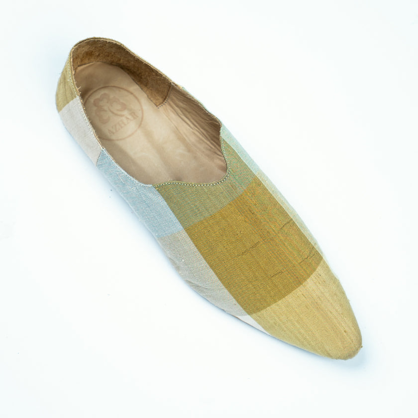 Babus en Shantung de Seda Patchwork - Kalahari