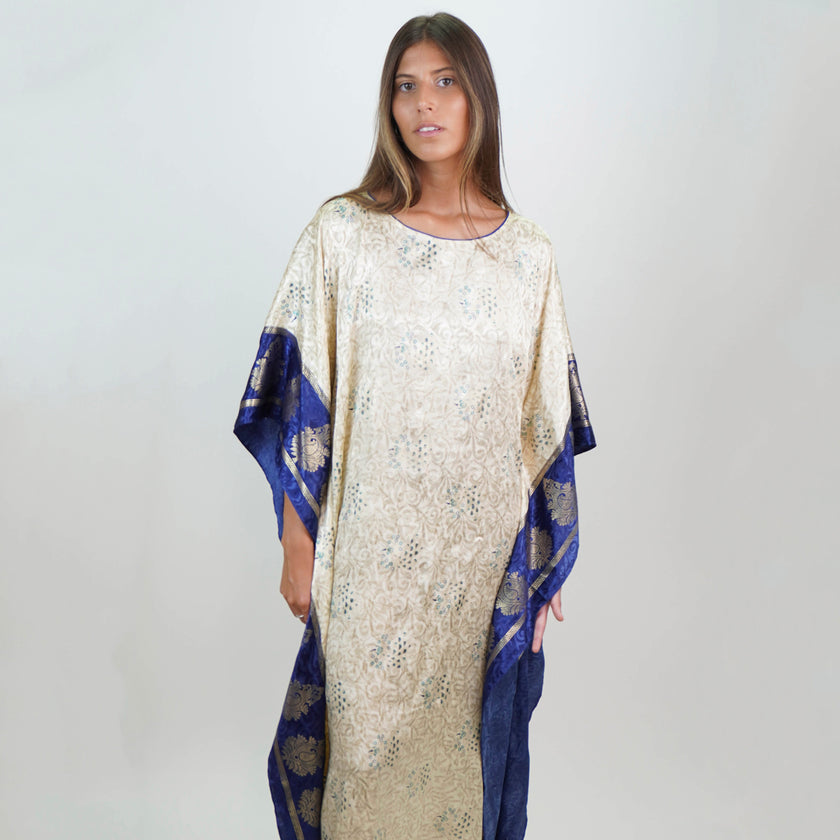 Túnica en Seda Natural Estampada