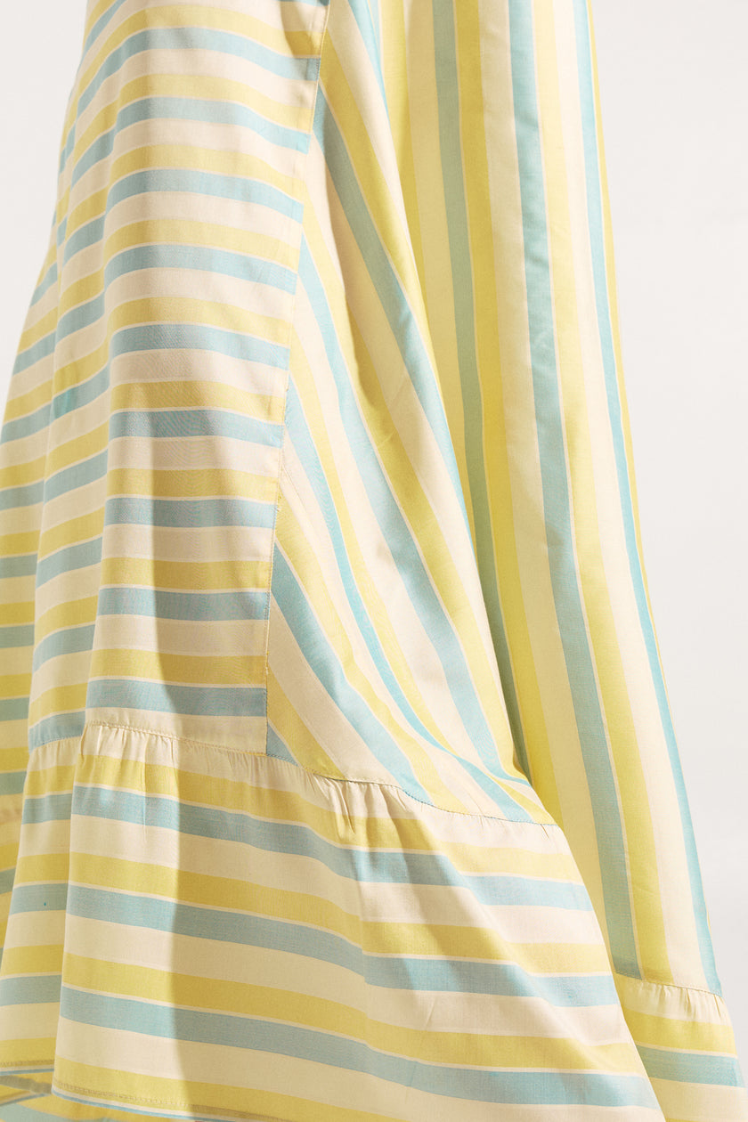 Vestido Algodón y Seda Sueño Mediterraneo