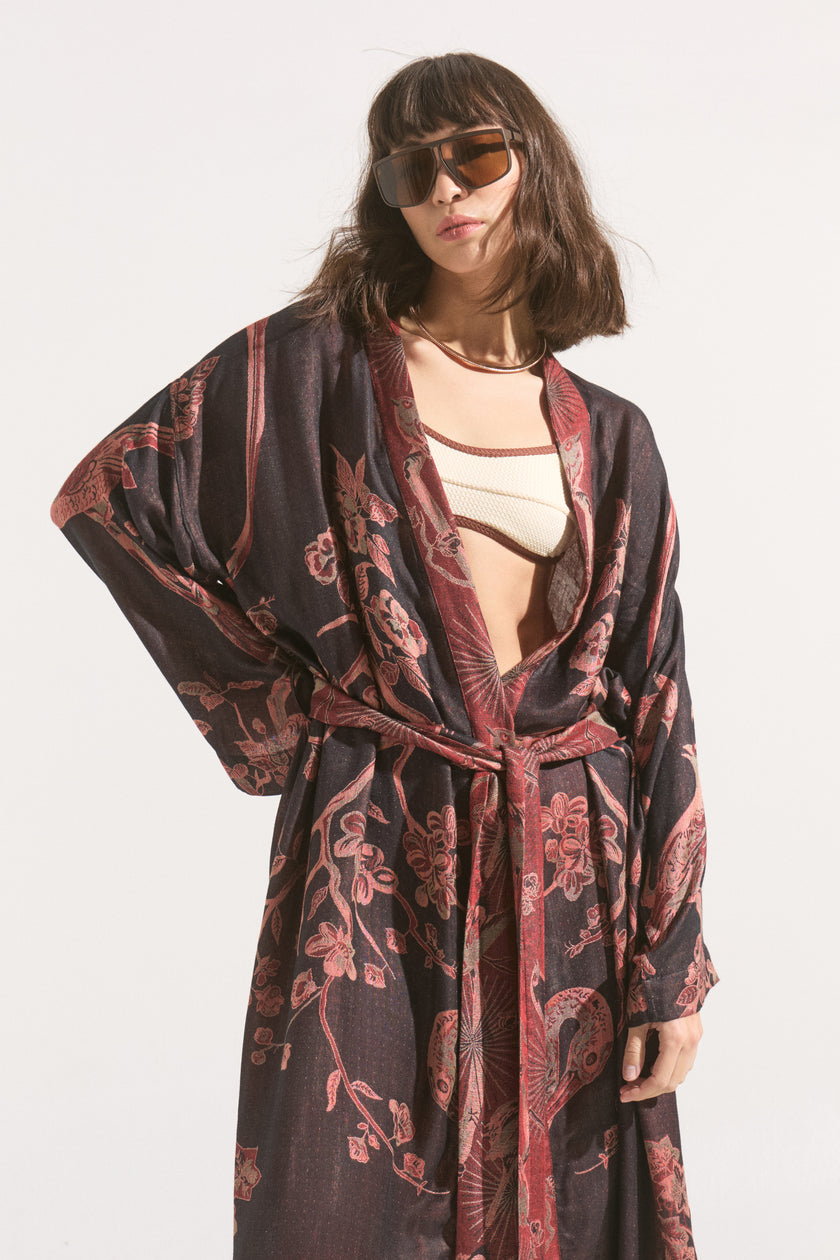 Kimono Bosque Rubi