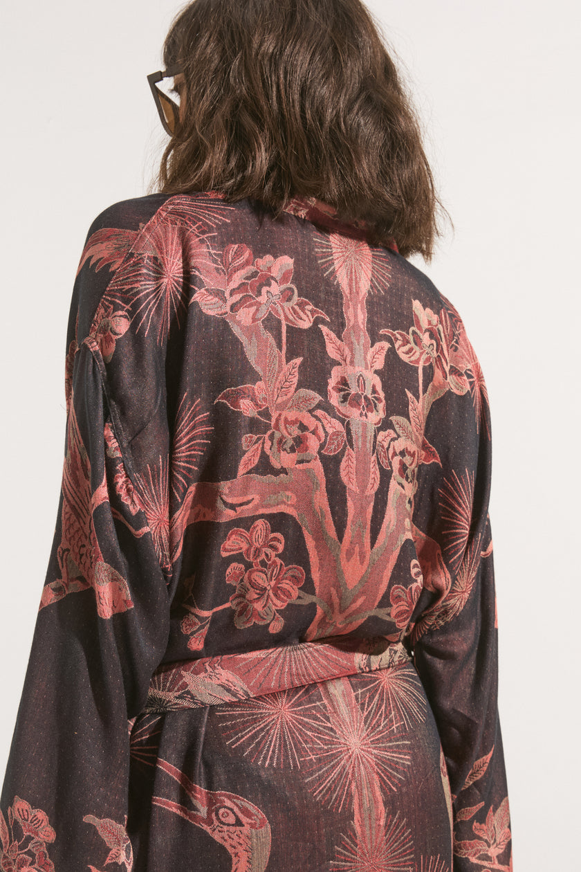 Kimono Bosque Rubi