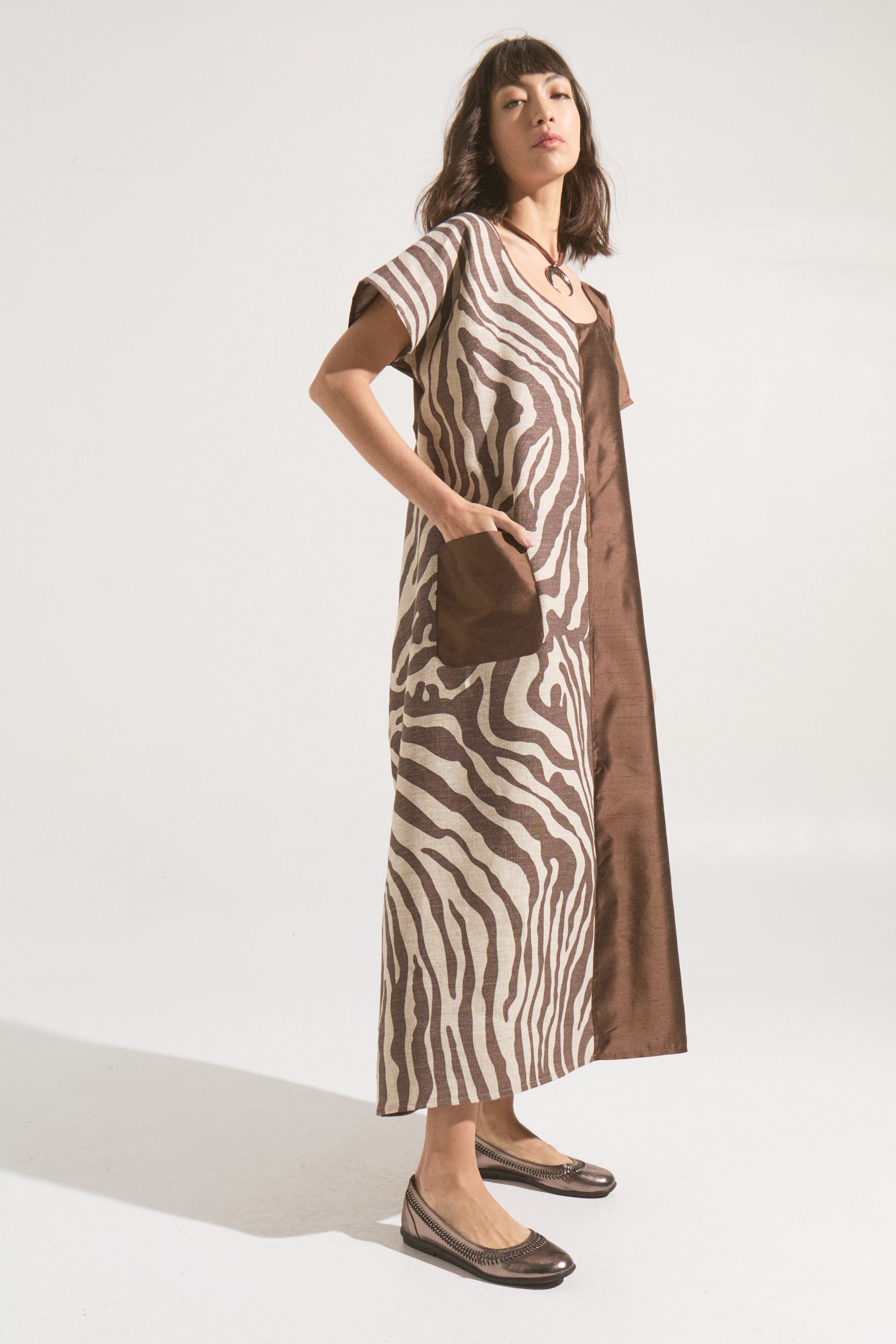 Vestido Savannah Shantung & Lino