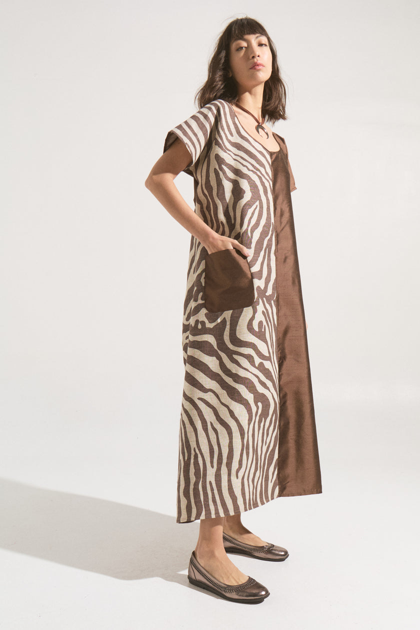 Vestido Savannah Shantung & Lino