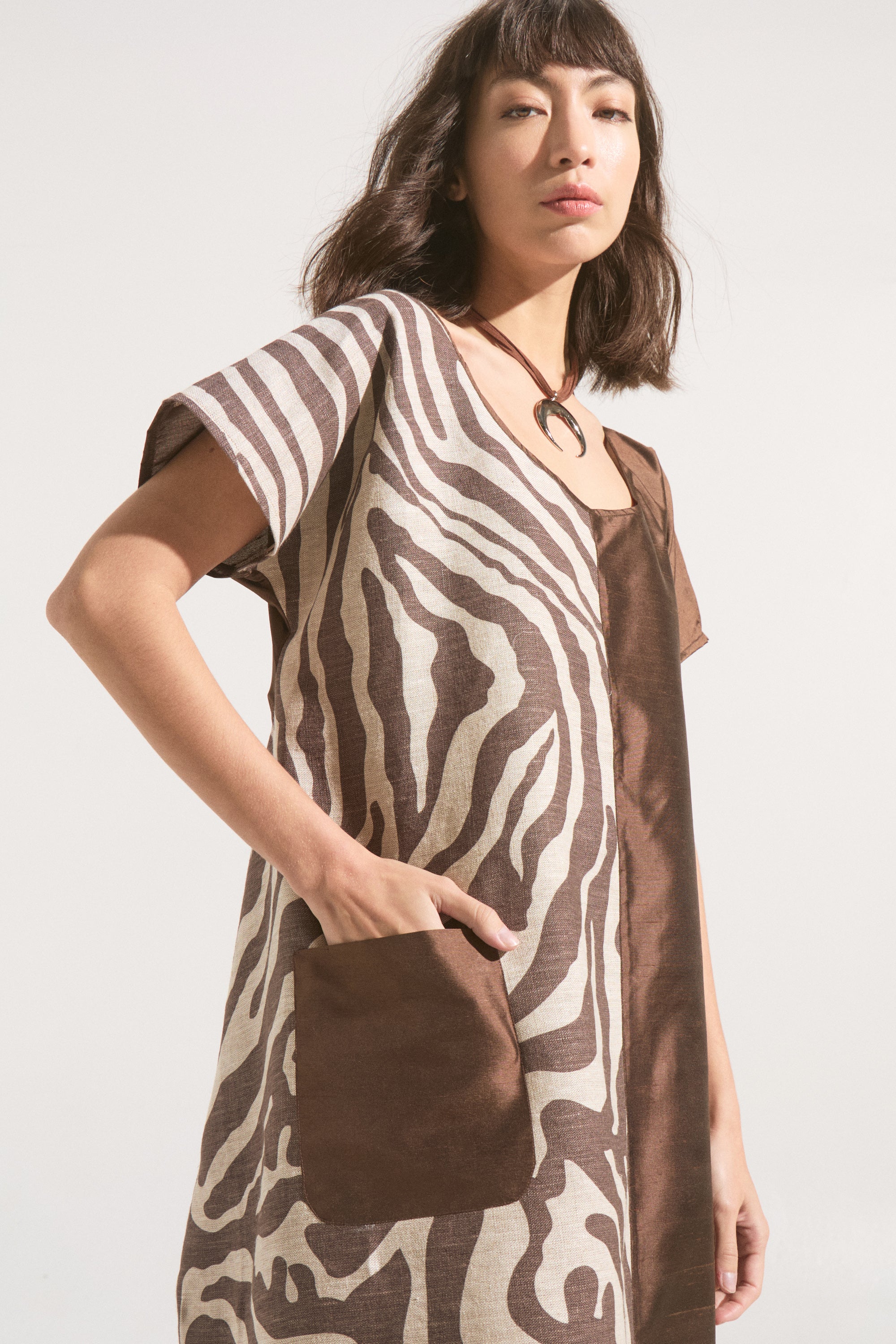 Vestido Savannah Shantung & Lino