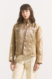 Chaqueta de Seda Reversible Bruma Dorada