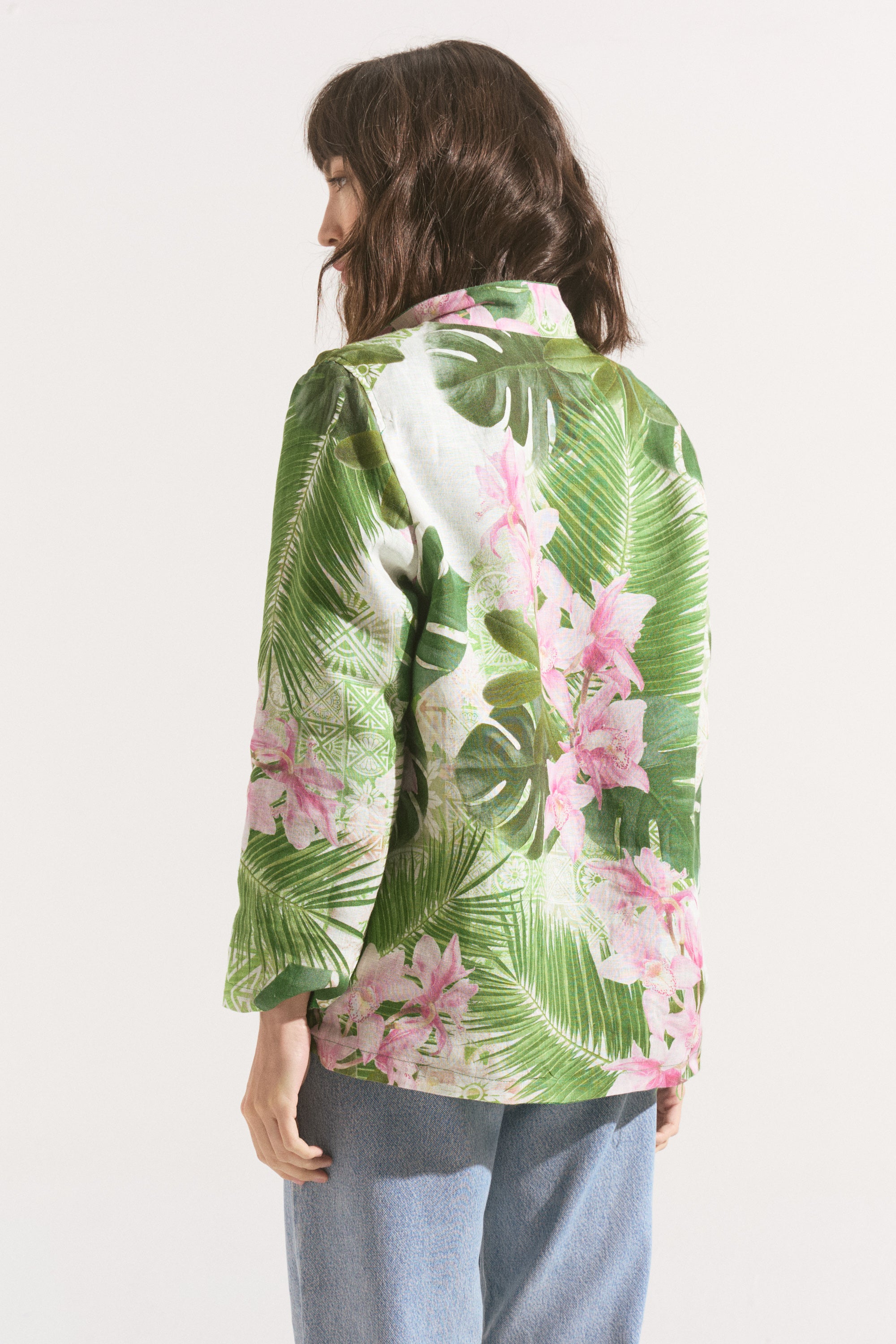 Chaqueta Reversible Jardín Esmeralda