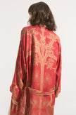Kimono Grullas Imperiales Carmesí