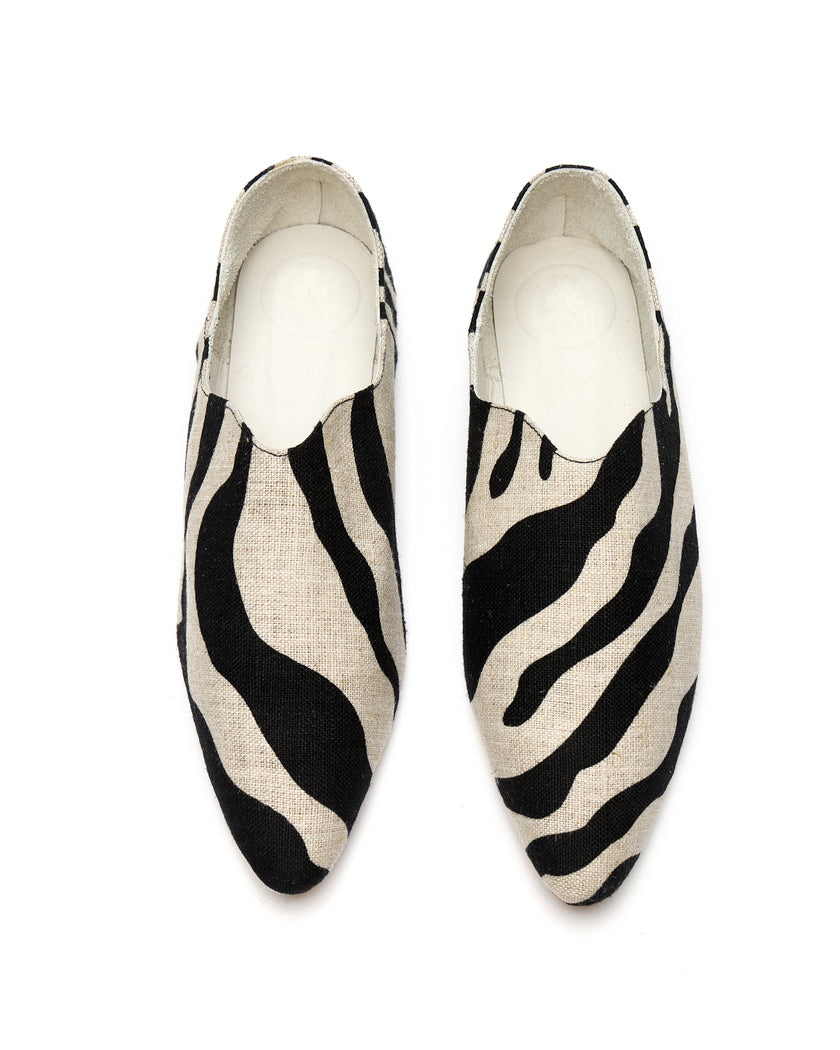 Babus en Lino Estampado - Trazos