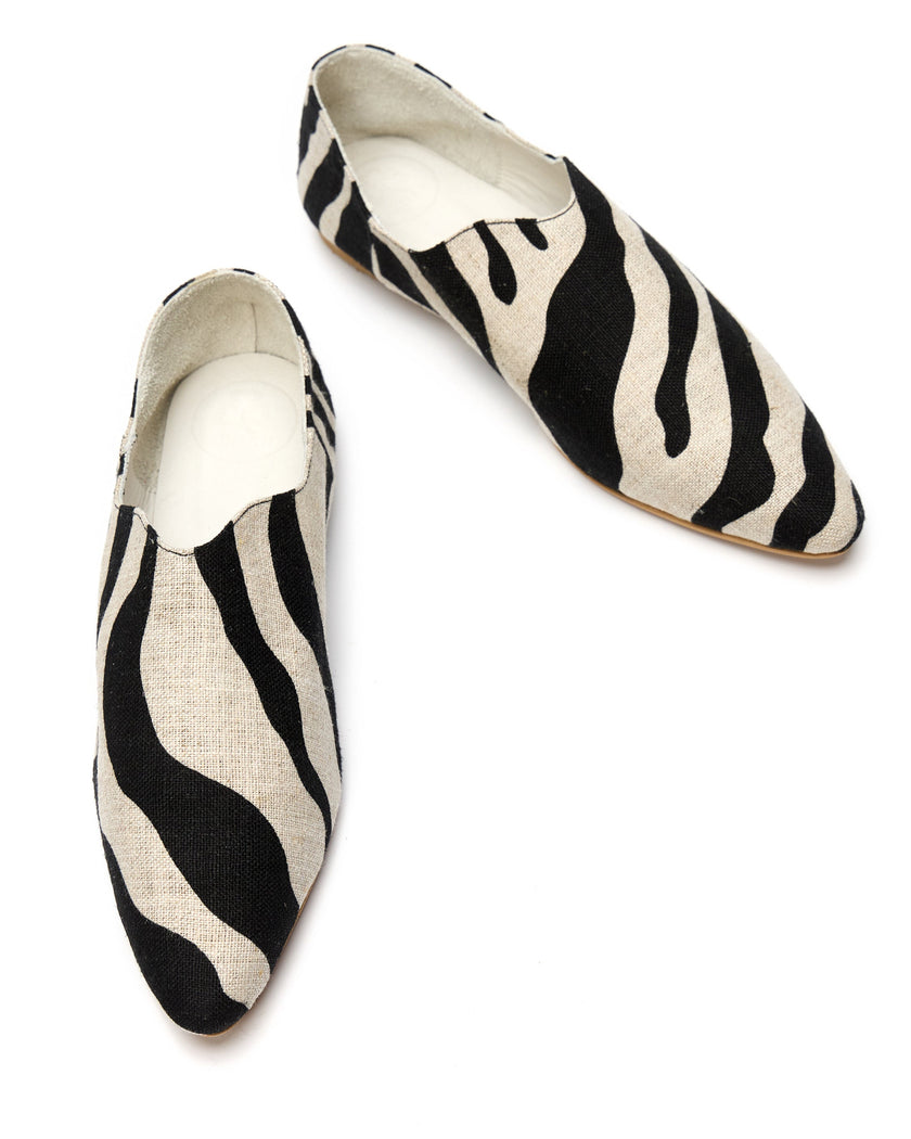 Babus en Lino Estampado - Trazos