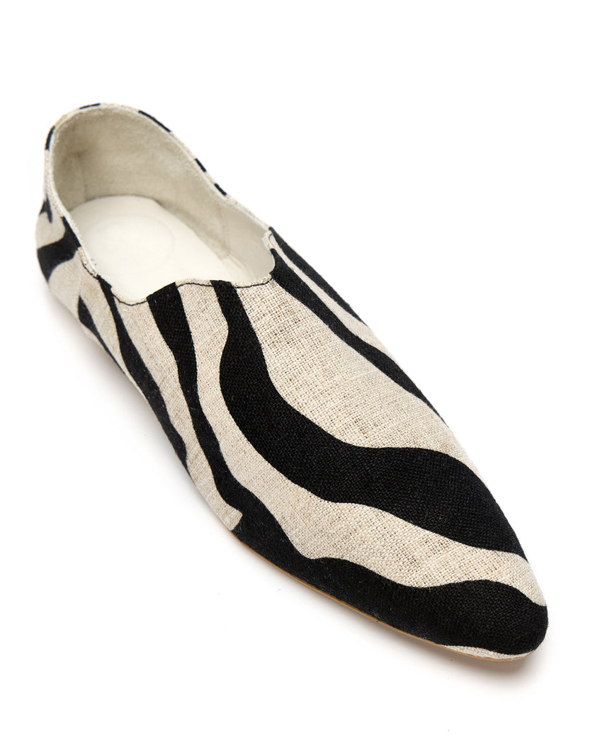 Babus en Lino Estampado - Trazos