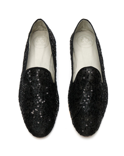 Slippers Organza con Lentejuelas - Nocturna
