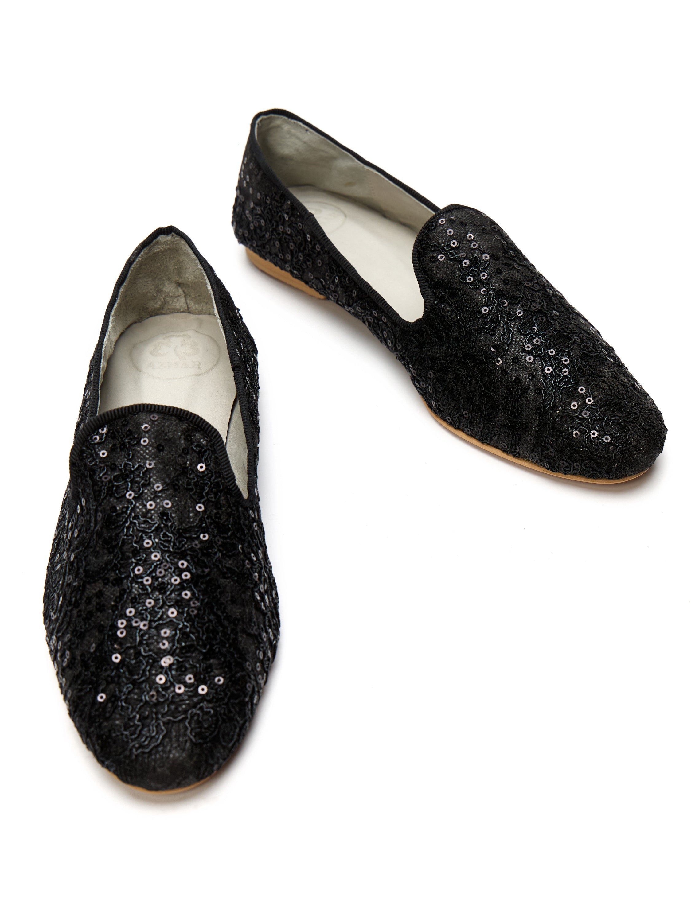 Slippers Organza con Lentejuelas - Nocturna