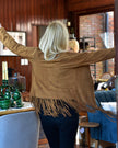 Chaqueta de Gamuza Marroquí con Flecos